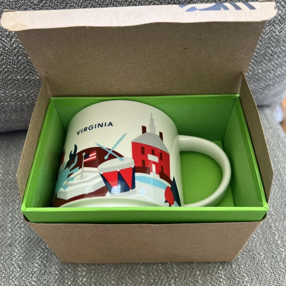 Starbucks VIRGINIA You Are Here Collection Mug Coffee Cup 14 oz Brand New